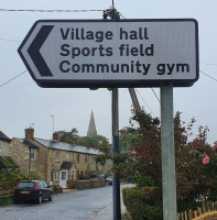 New Gym Sign